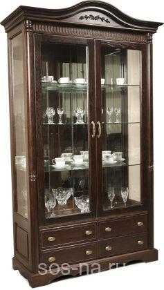 Шкаф-витрина 2д Паола 2114 БМ670